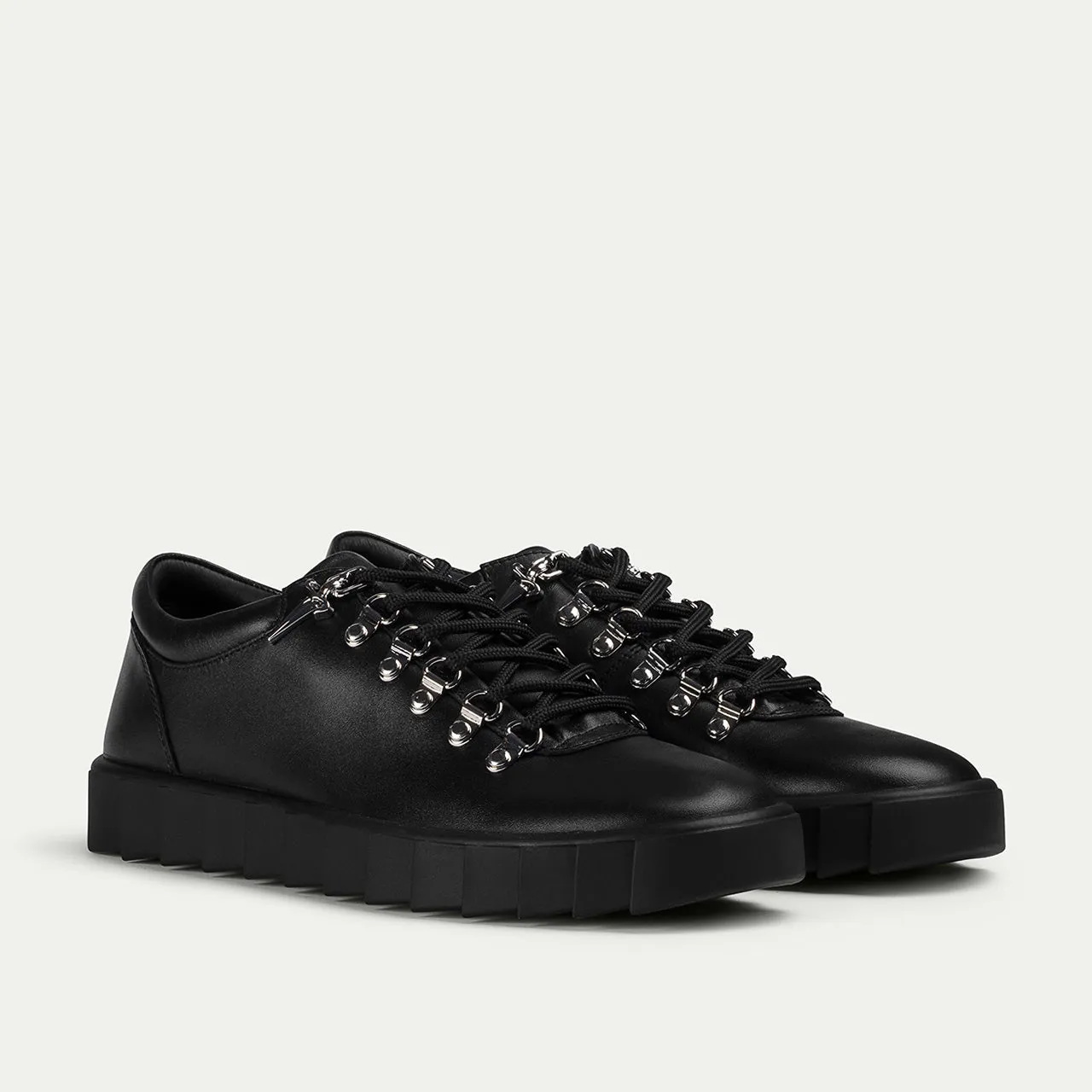 Cesare Paciotti Shark Hiking Low pantofi piele negru