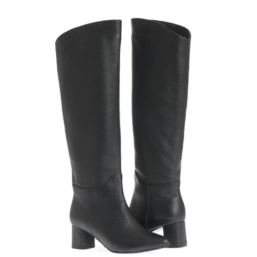 Ana Urbana Shoes Oana cizme piele naturală negre