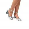 Catinca Shoes D14 AG sandale dama piele argintiu