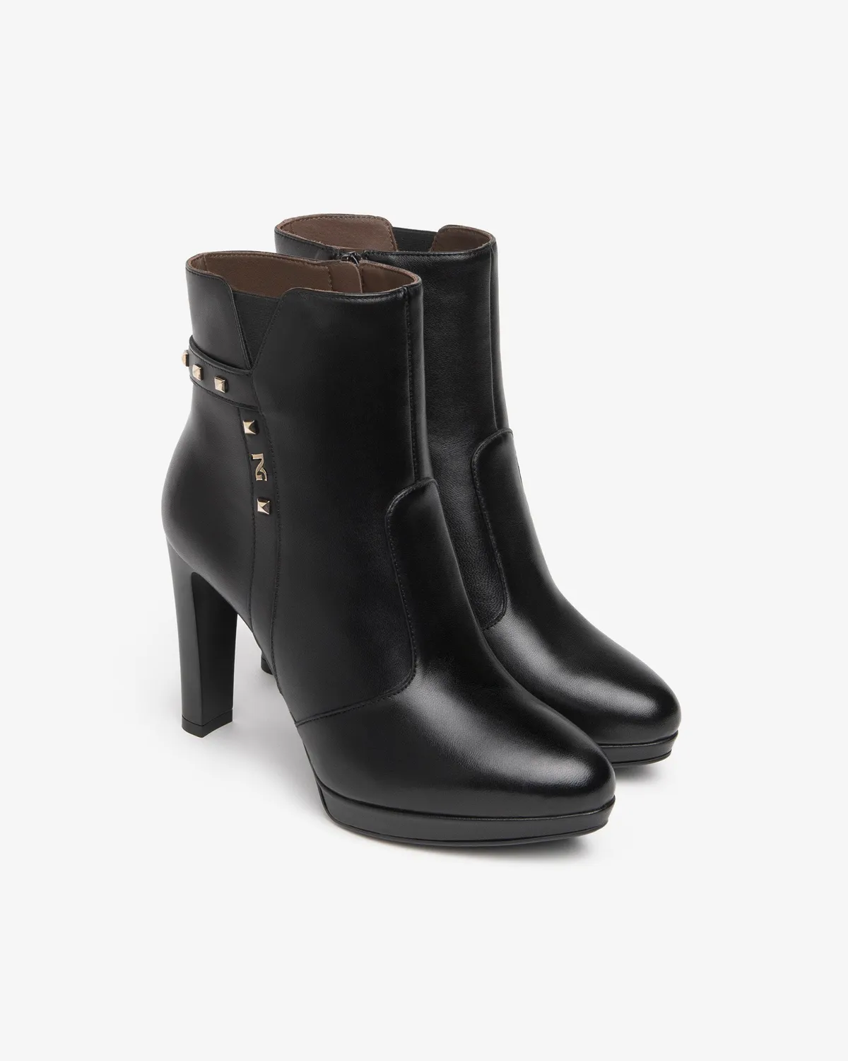NeroGiardini botine dama piele toc 10 cm