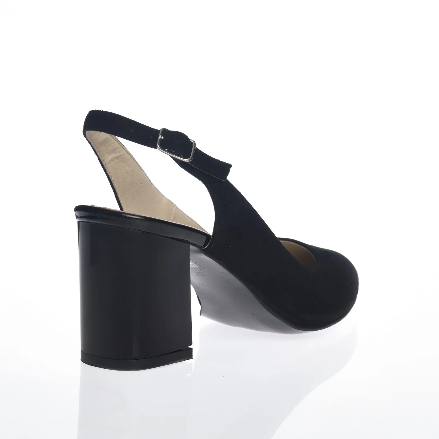 Catinca Shoes V7 NA sandale damă antilopă neagră