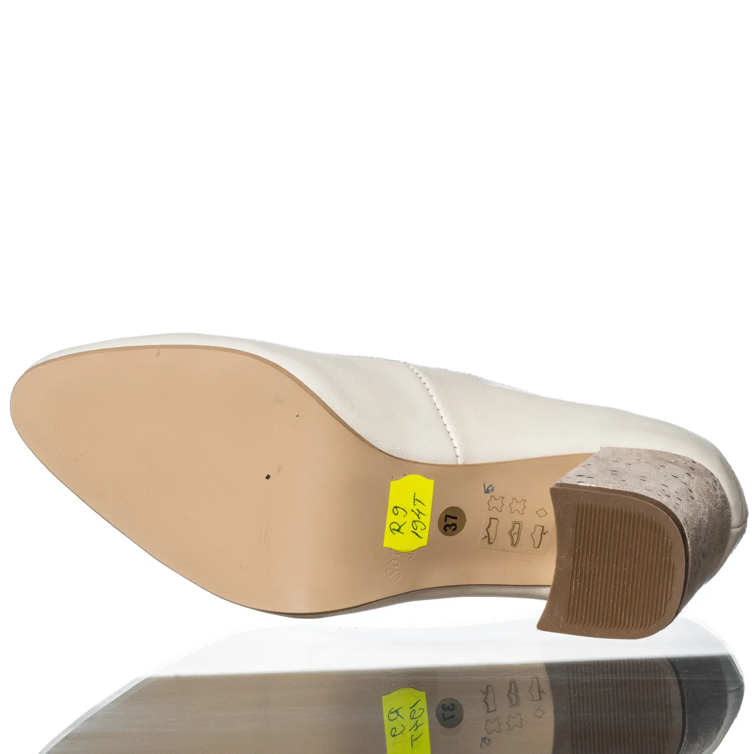 Catinca Shoes R9 BFA pantofi piele bej auriu
