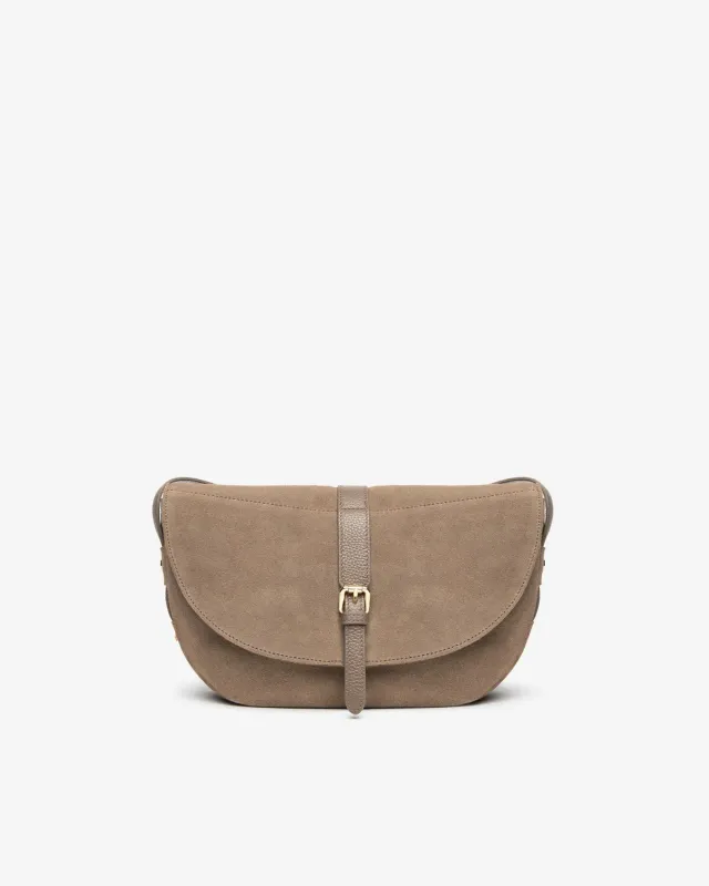 NeroGiardini geanta crossbody piele intoarsa dama