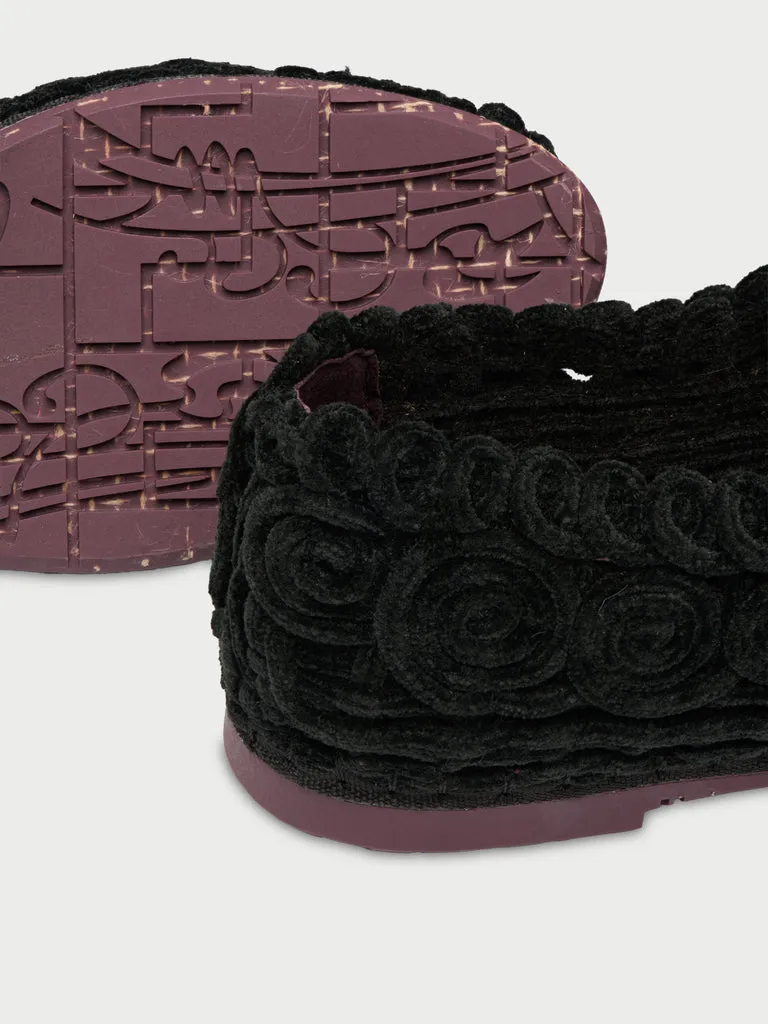 Flagelus Kyra Black pantofi Mary Jane negri