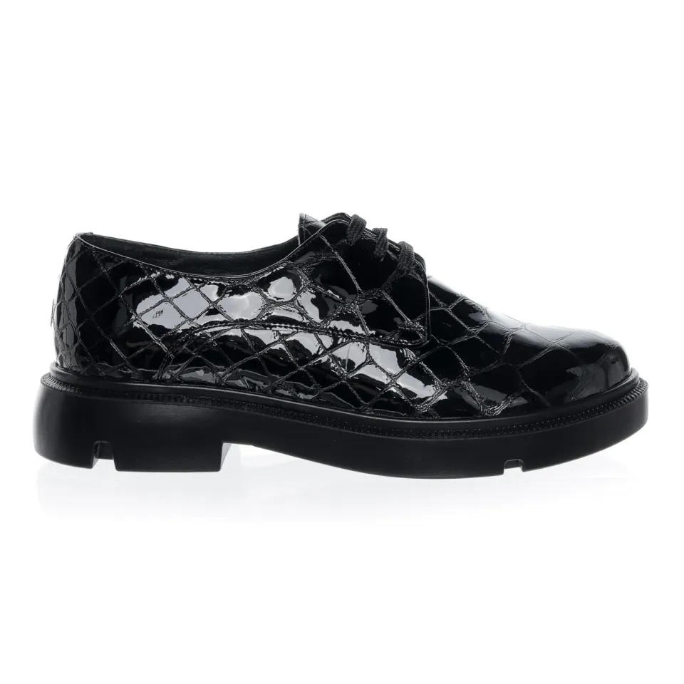 Catinca Shoes G10 NC pantofi dama piele naturala negru