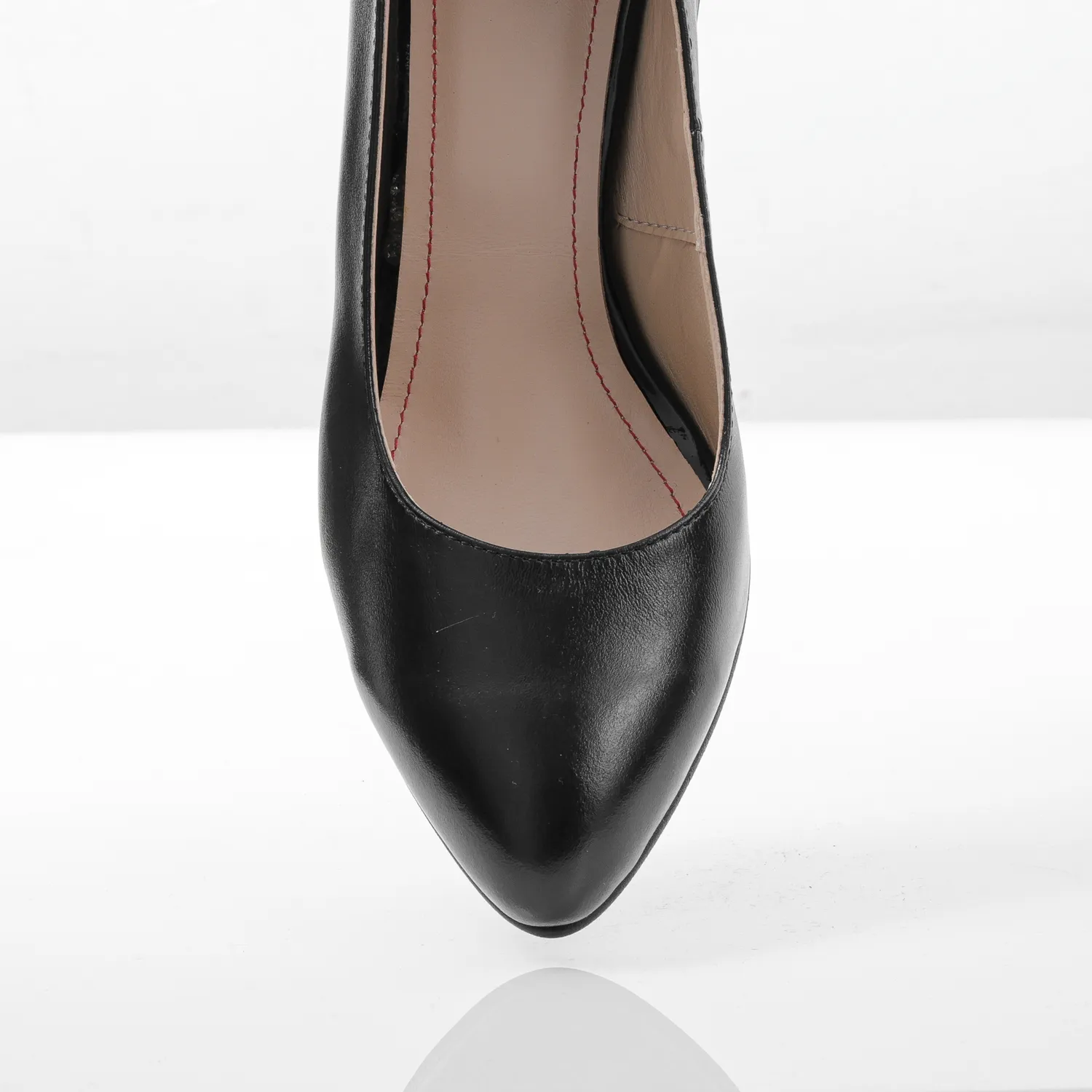 Catinca Shoes A72 NE pantofi damă piele naturală negru box