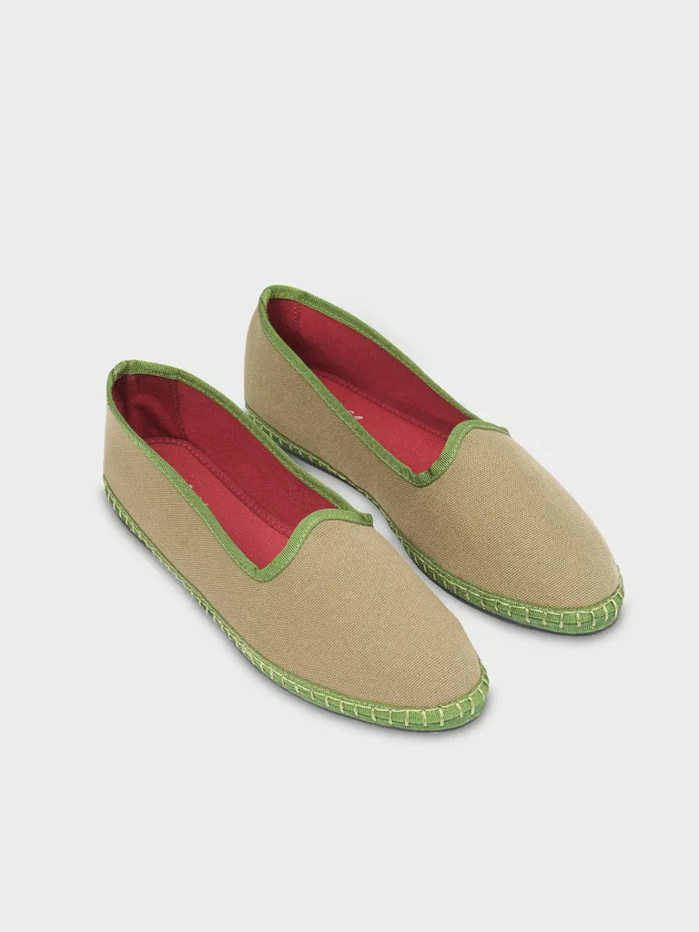 Flagelus Quijano pantofi slip-on bej din in