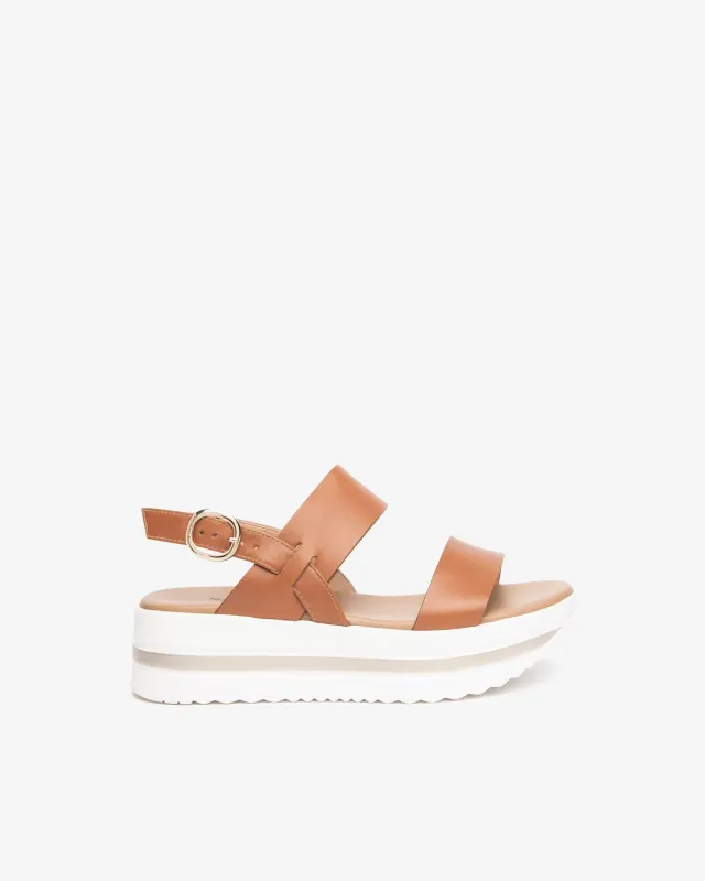 NeroGiardini sandale piele dama platforma 4,5 cm