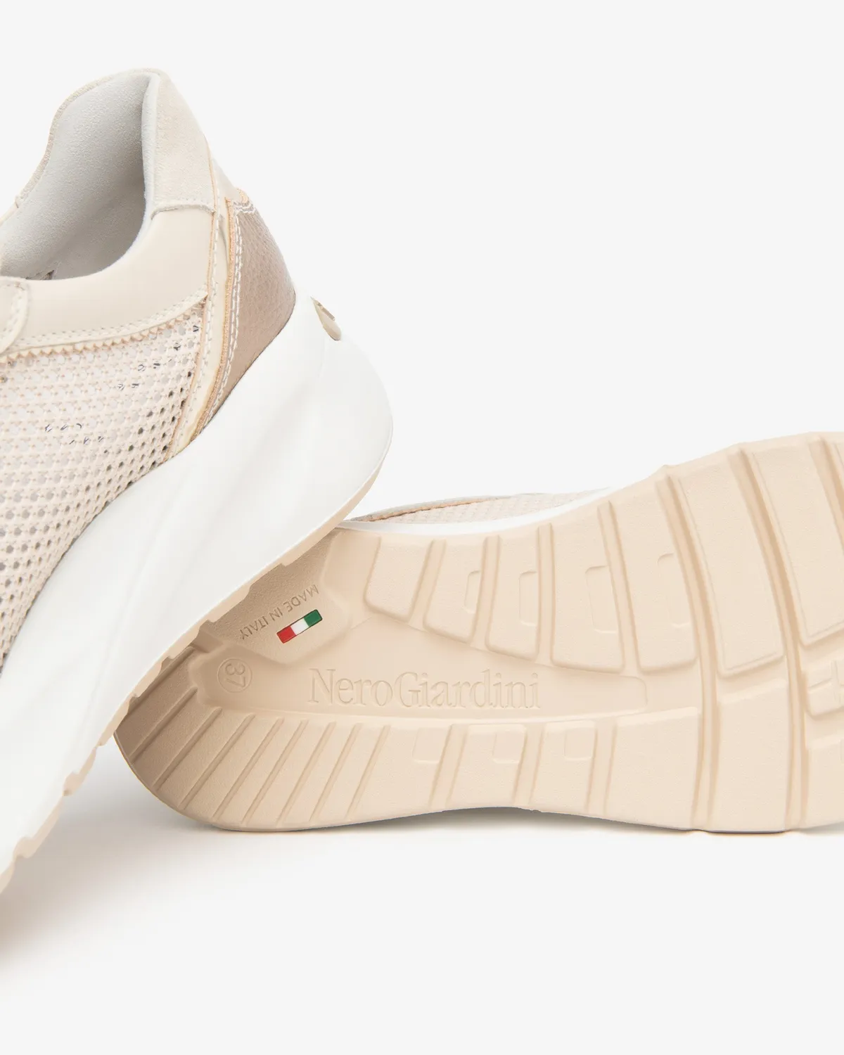 NeroGiardini Sneakers damă piele-pânză Memory 35-41