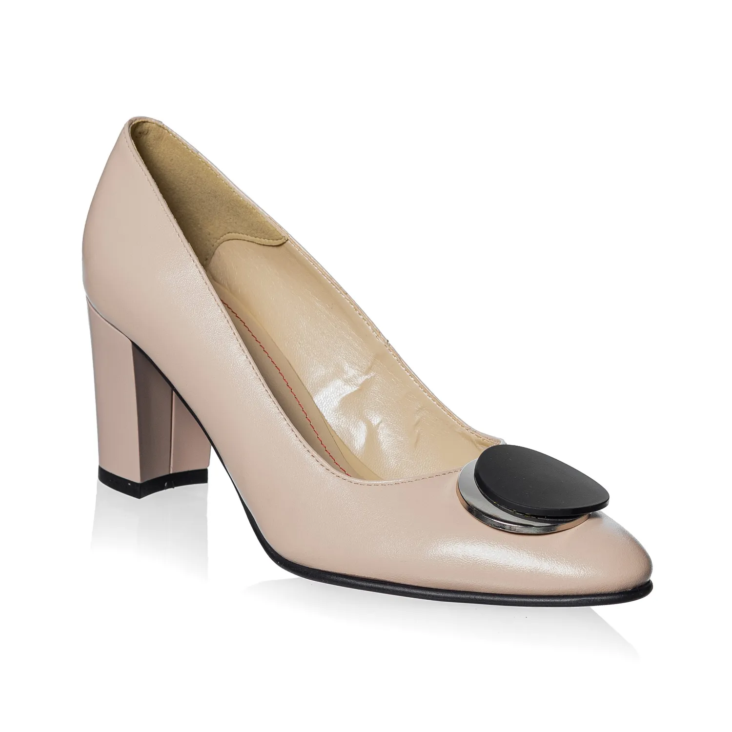 Catinca Shoes A30 N pantofi piele naturala nude box