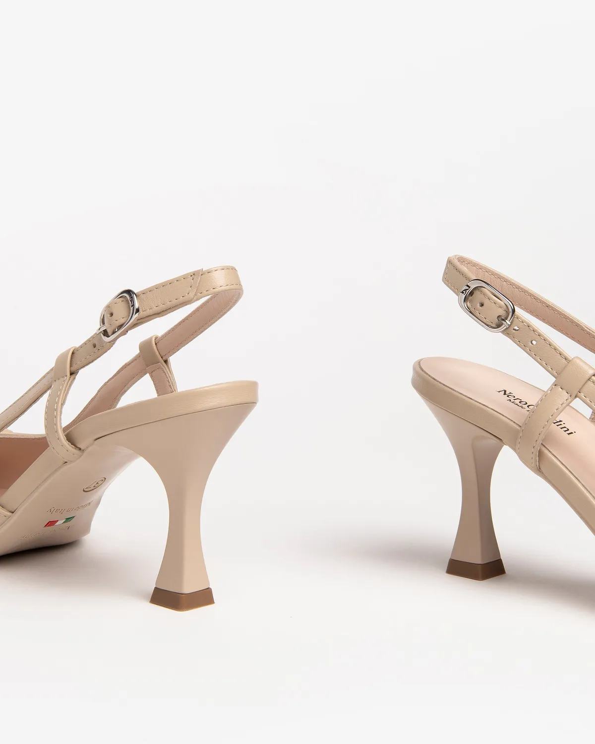 NeroGiardini pantofi piele dama slingback toc