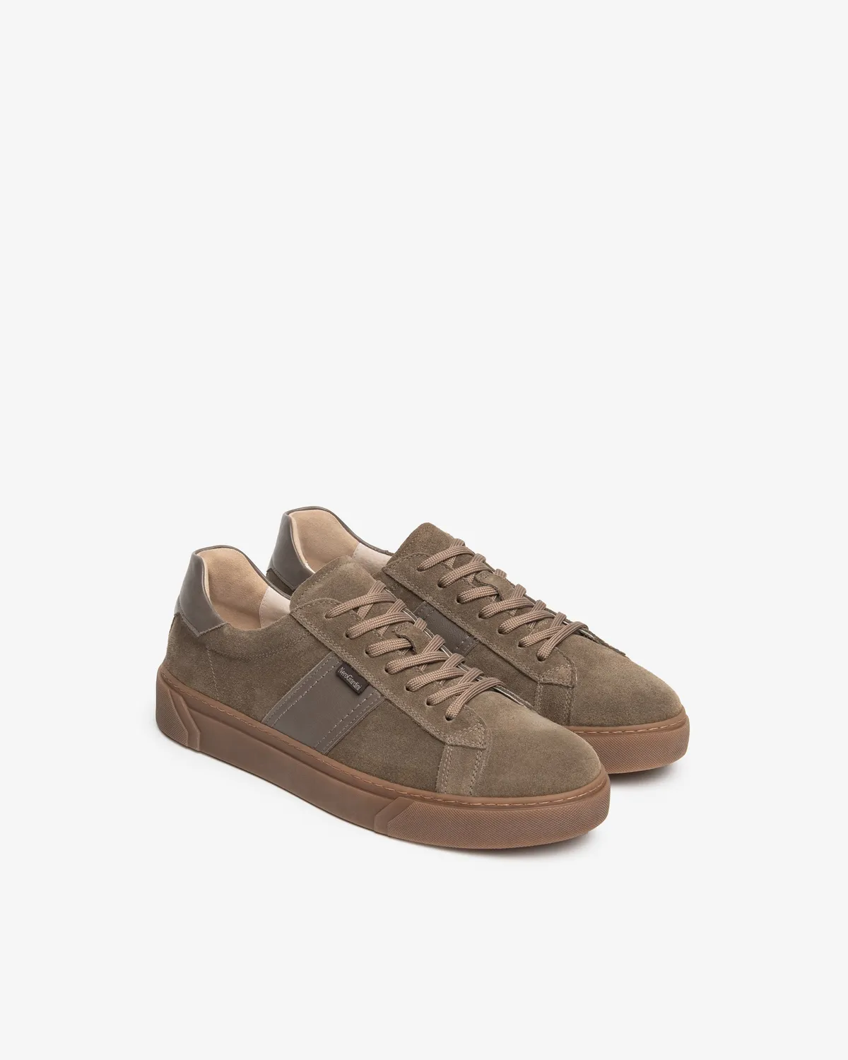 Sneakers barbati NeroGiardini piele si intoarsa