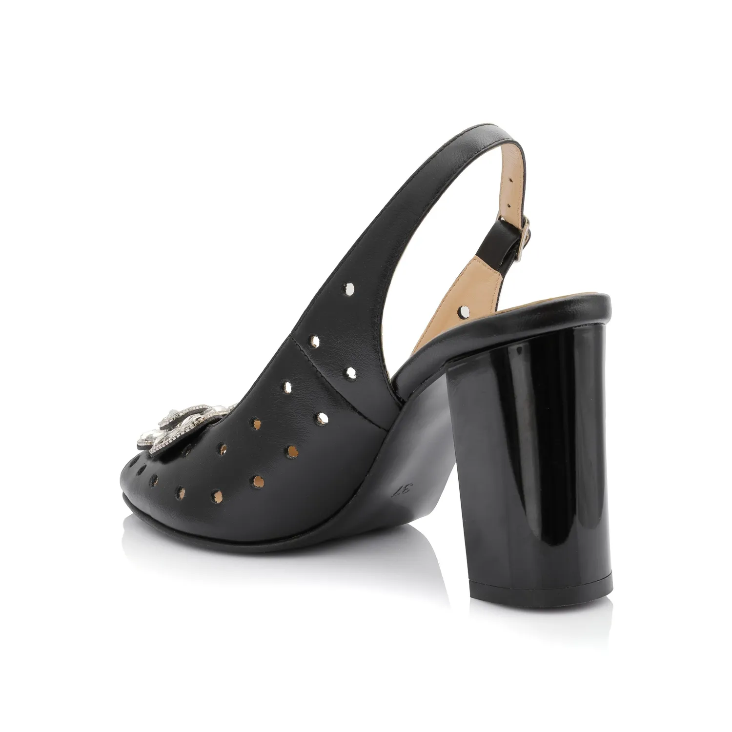 Catinca Shoes F24F NE sandale dama piele negru box
