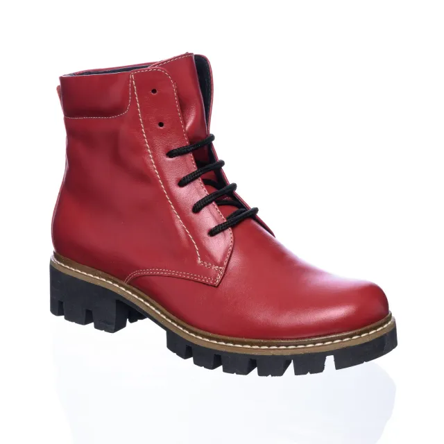 Catinca Shoes GX50 RB bocanci dama rosu box piele naturala