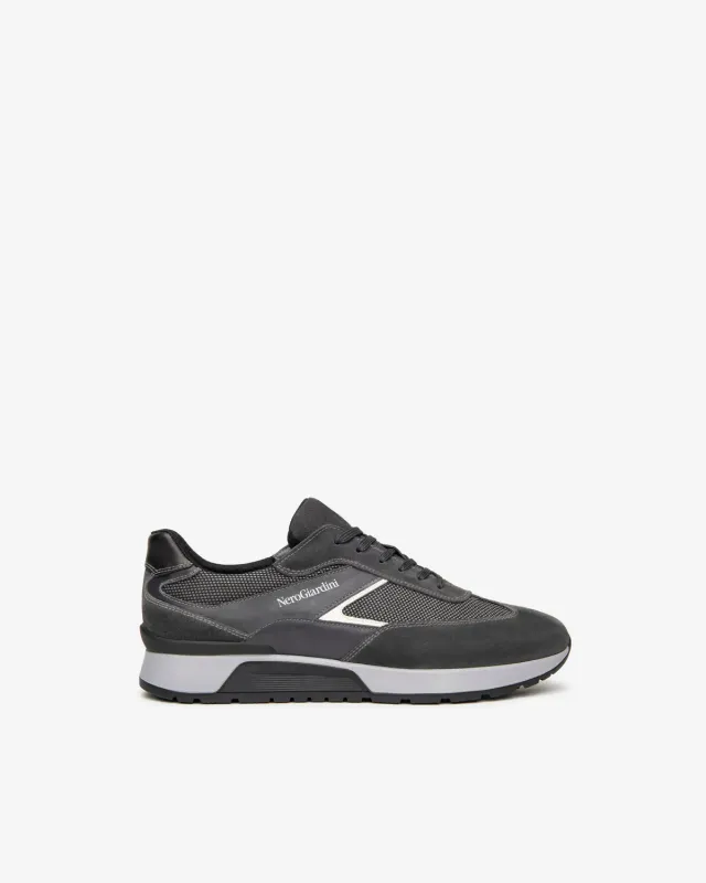 NeroGiardini sneakers barbati piele talpa 3 cm