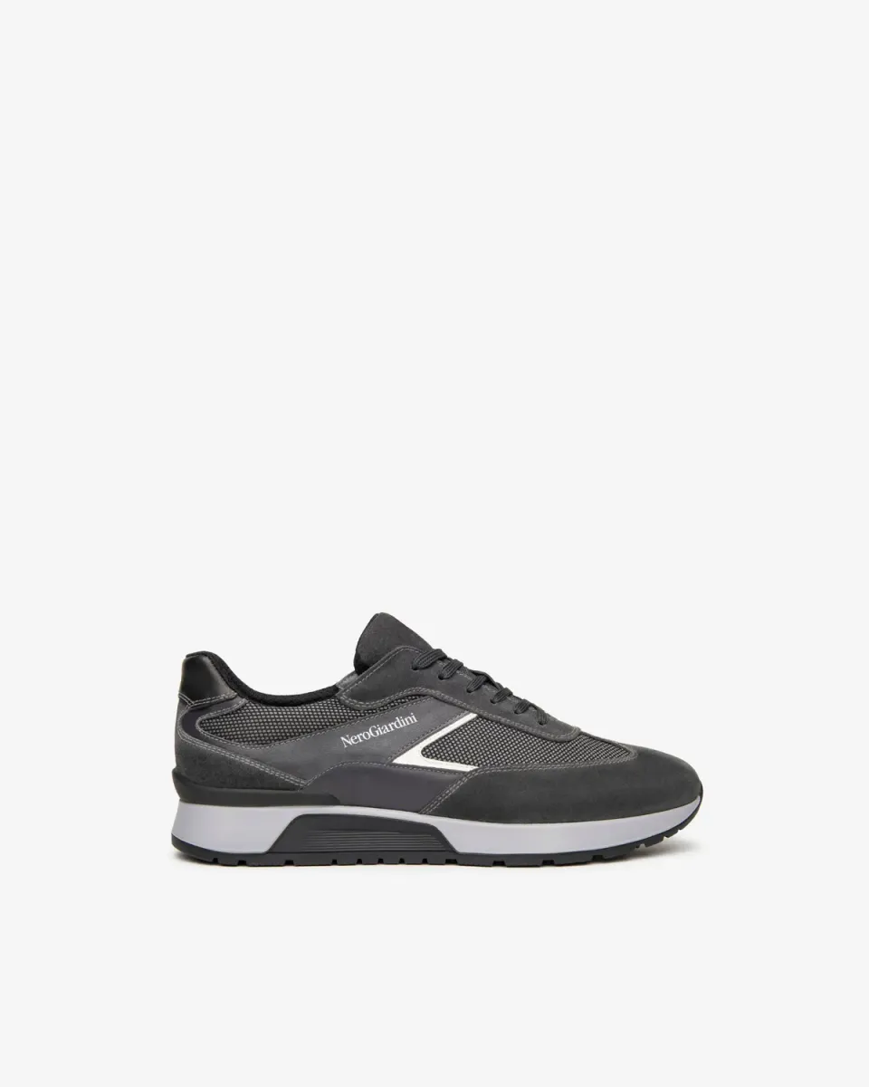 NeroGiardini sneakers barbati piele talpa 3 cm