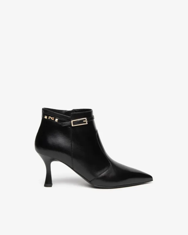 Botine piele dama NeroGiardini toc 75mm