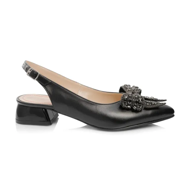 Catinca Shoes BLD10 NE sandale negre box piele