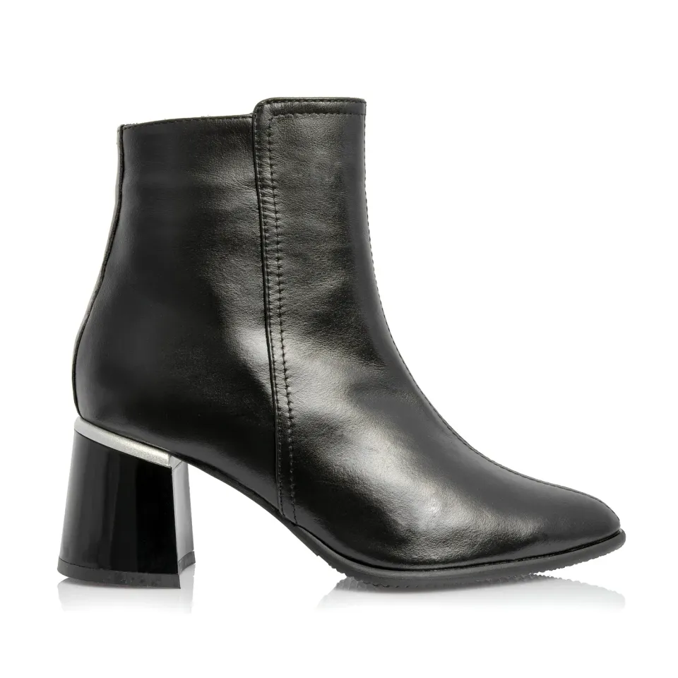 Catinca Shoes GX31TI NB ghete dama piele negru box