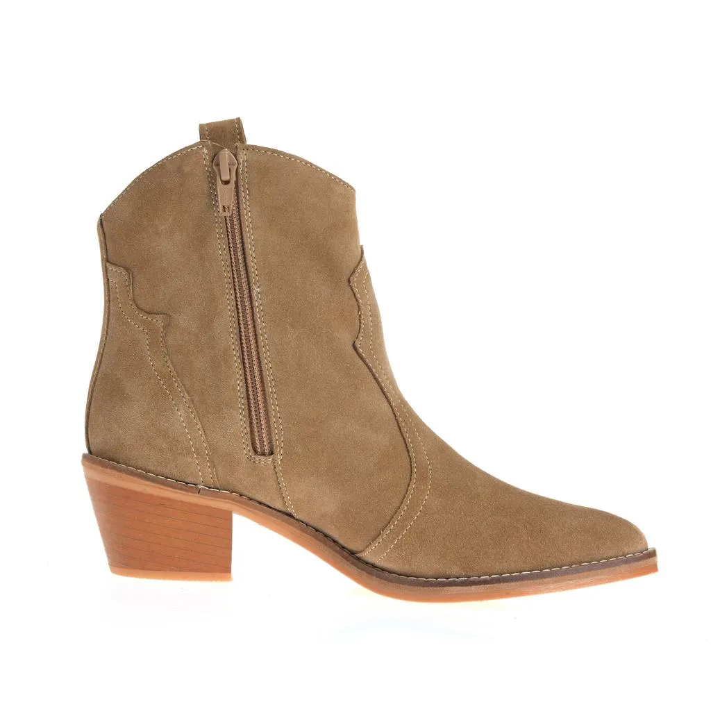 Ana Urbana Shoes Georgiana ciocate maro piele intoarsa