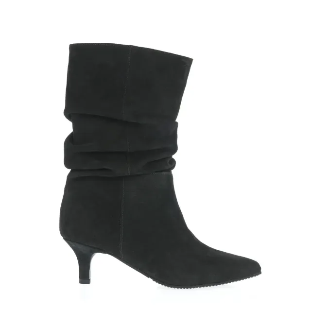 Ana Urbana Shoes Amelia cizme verde închis piele