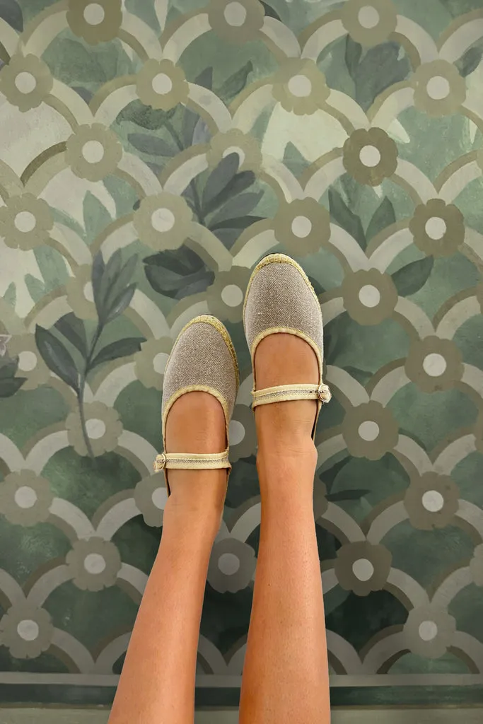 Flagelus Imelda pantofi Mary Jane bej deschis