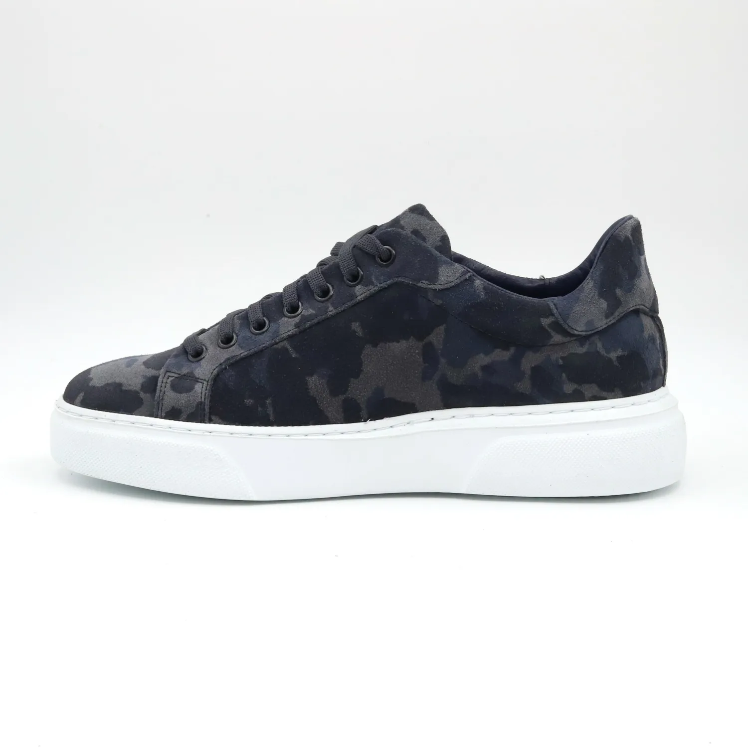 Lucas Shoes Sneaker 510 Army Blue Velur sneakers piele