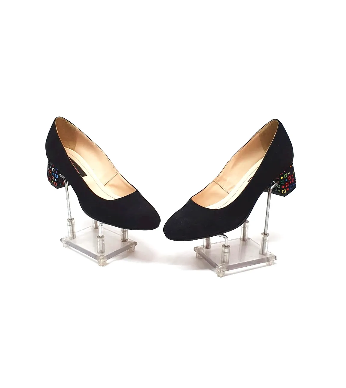 Catinca Shoes A6 NAPC pantofi dama piele naturala negri patratele