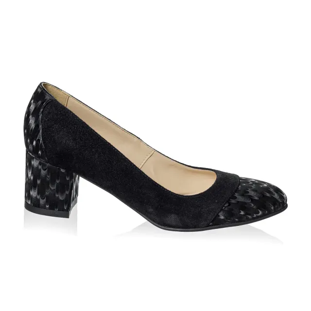 Catinca Shoes A5 NA3D pantofi dama piele negru 3D