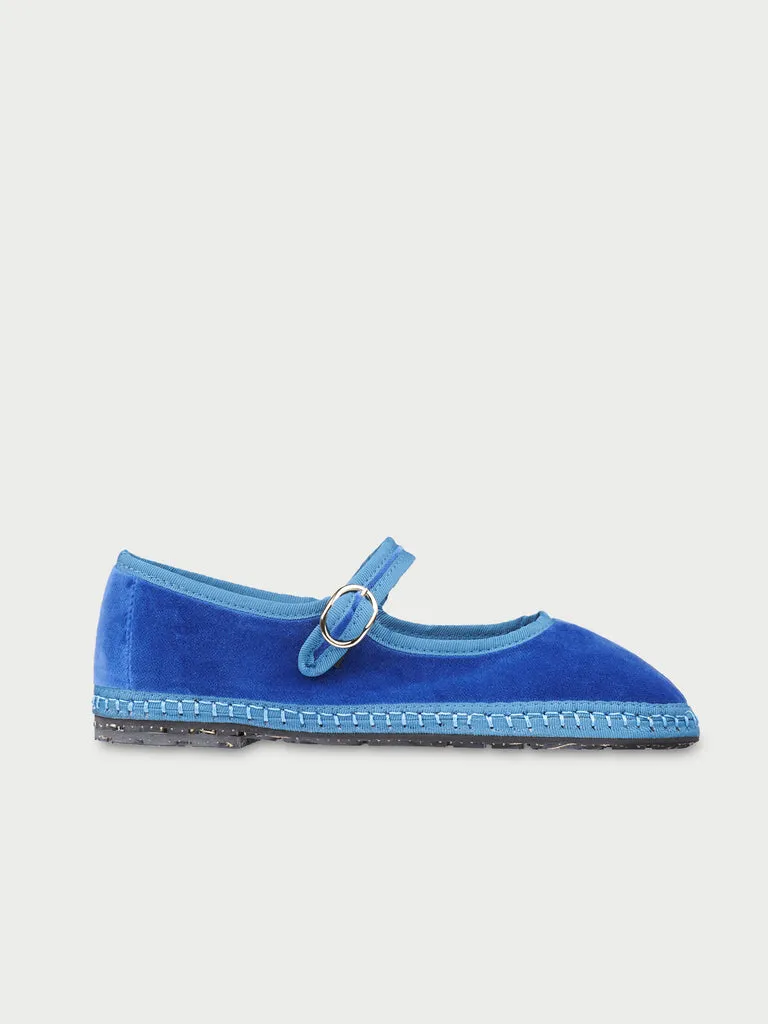 Flagelus Alexandra pantofi mary jane albastru