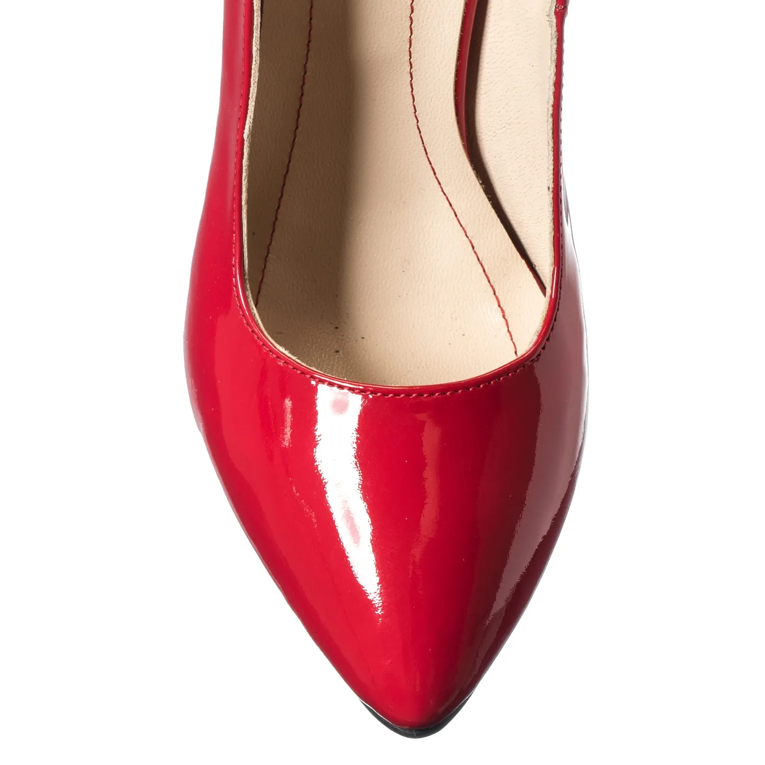 Catinca Shoes 269 RL sandale damă piele roșu lac