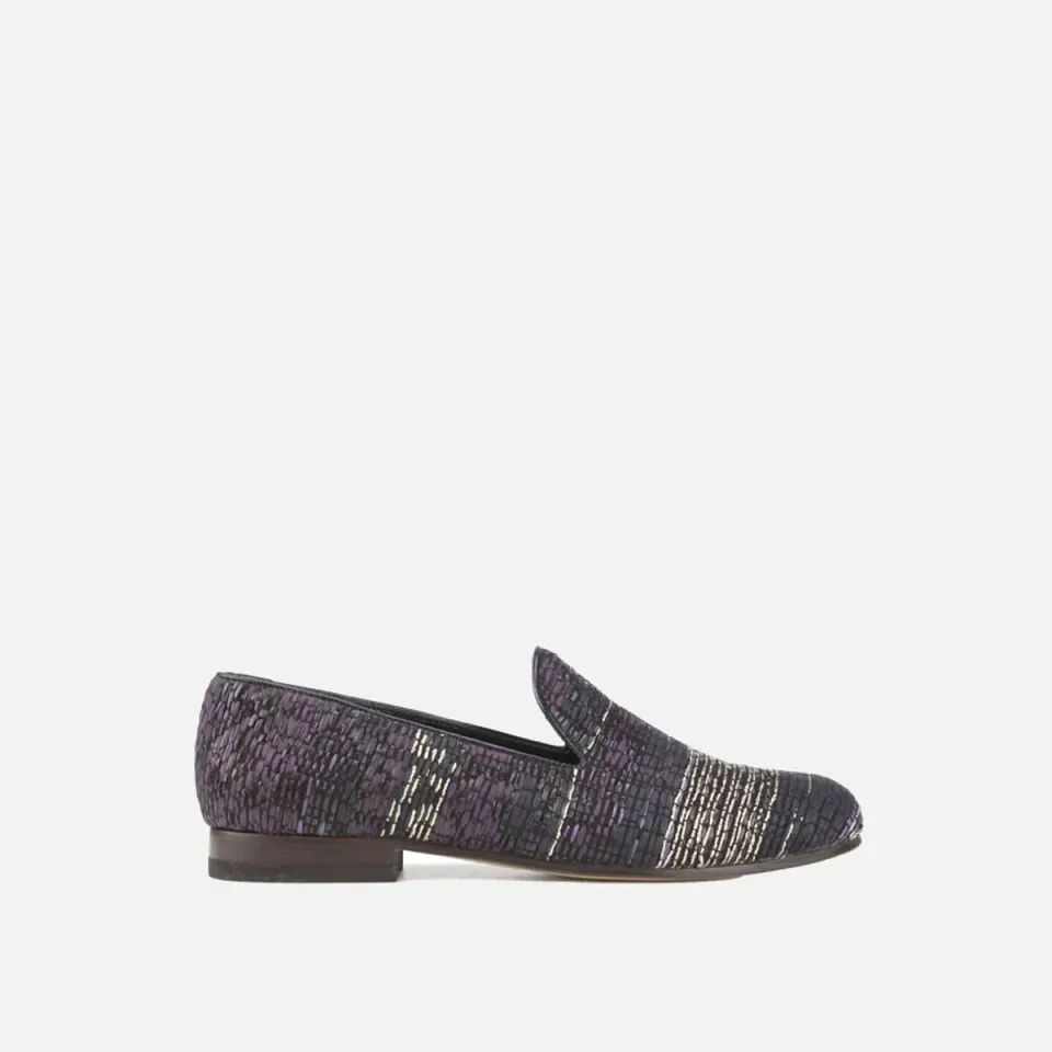 Cecilia Bringheli Positano Gold Violet pantofi slipper