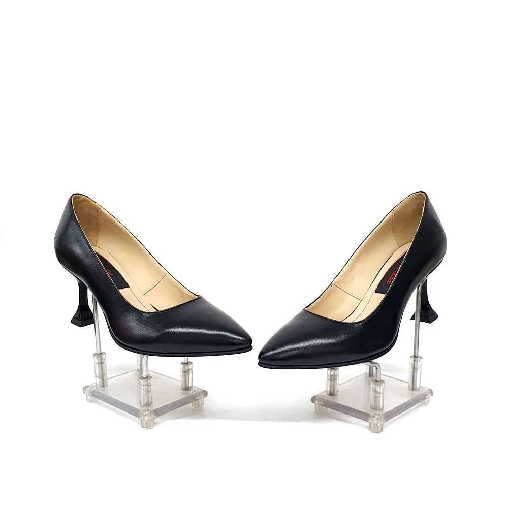 Catinca Shoes A17 NB pantofi piele naturala negru box