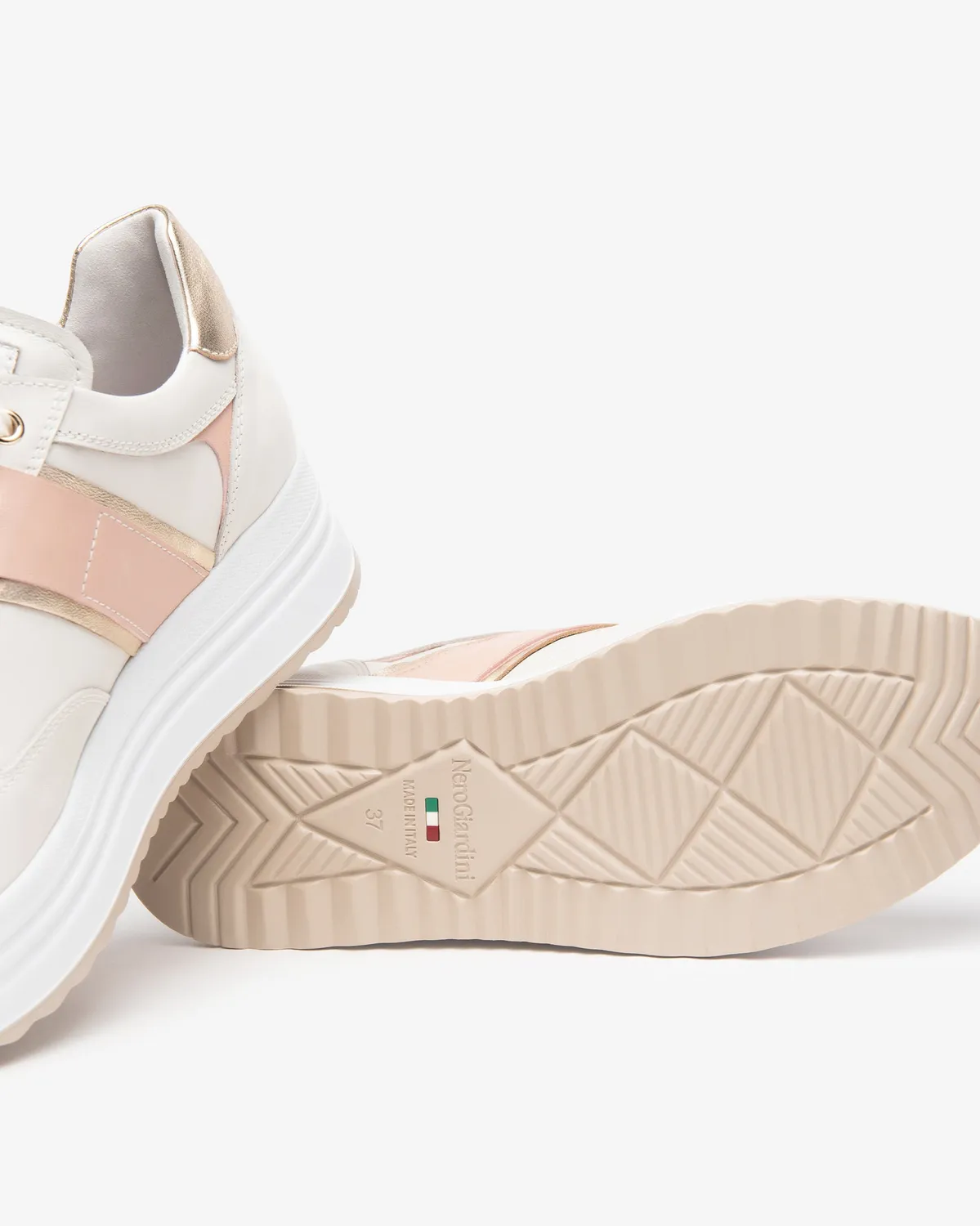 NeroGiardini sneakers dama din piele talpa confort