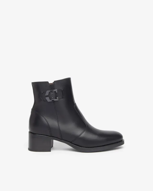 NeroGiardini botine dama piele DryGo confort zilnic