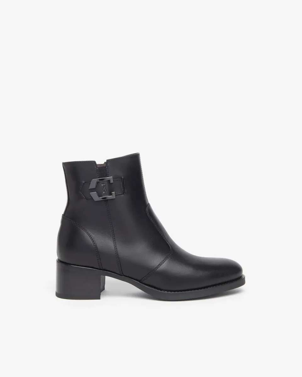 NeroGiardini botine dama piele DryGo confort zilnic