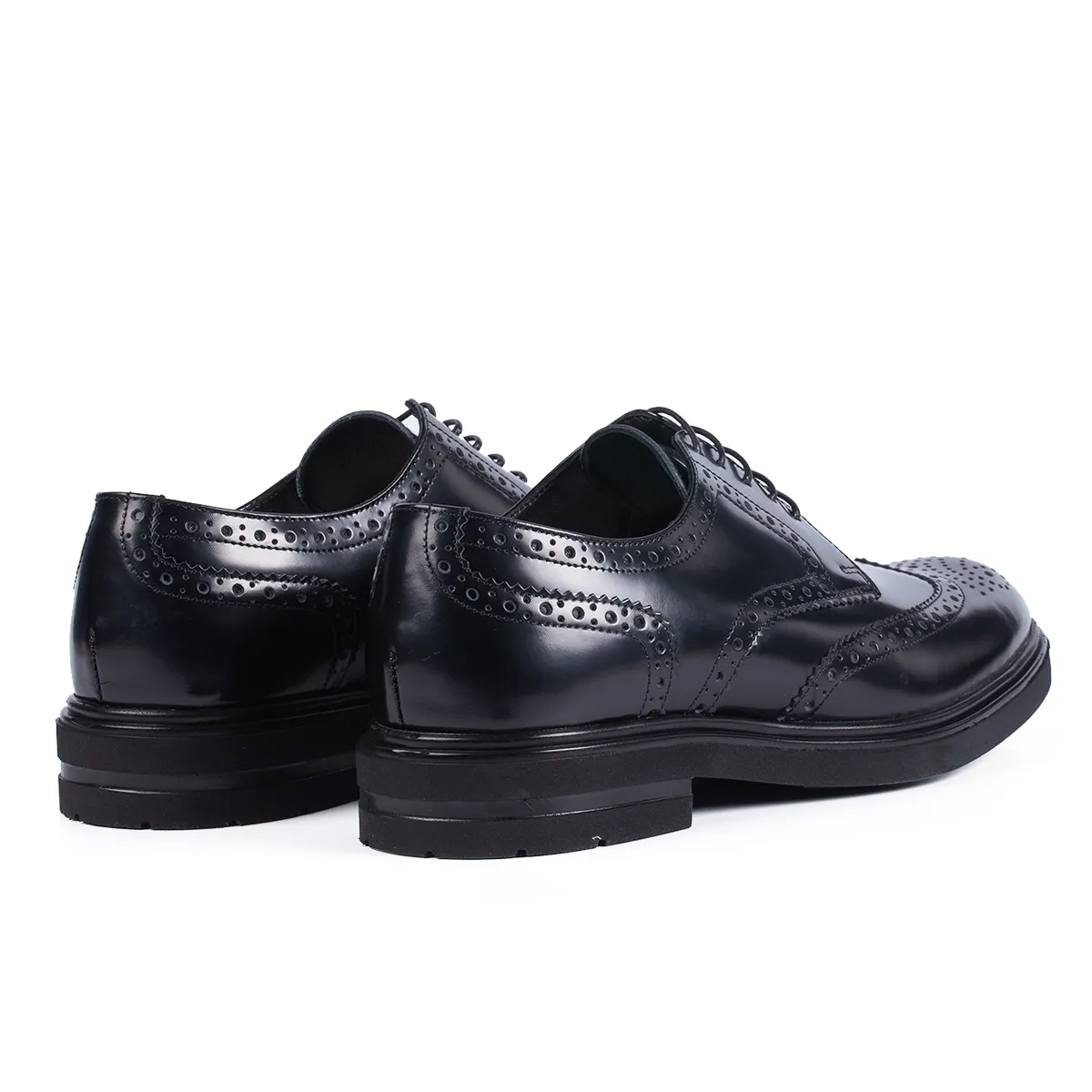Lucas Shoes 550 Oslo pantofi eleganți negri lac mat