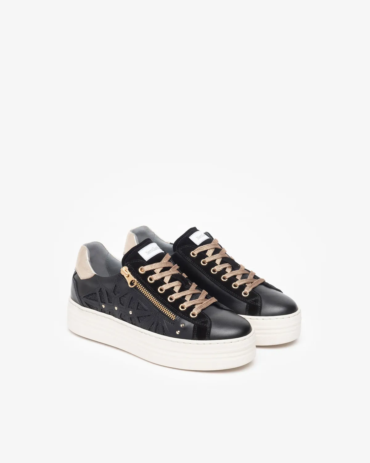 NeroGiardini sneakers dama piele cu piele intoarsa