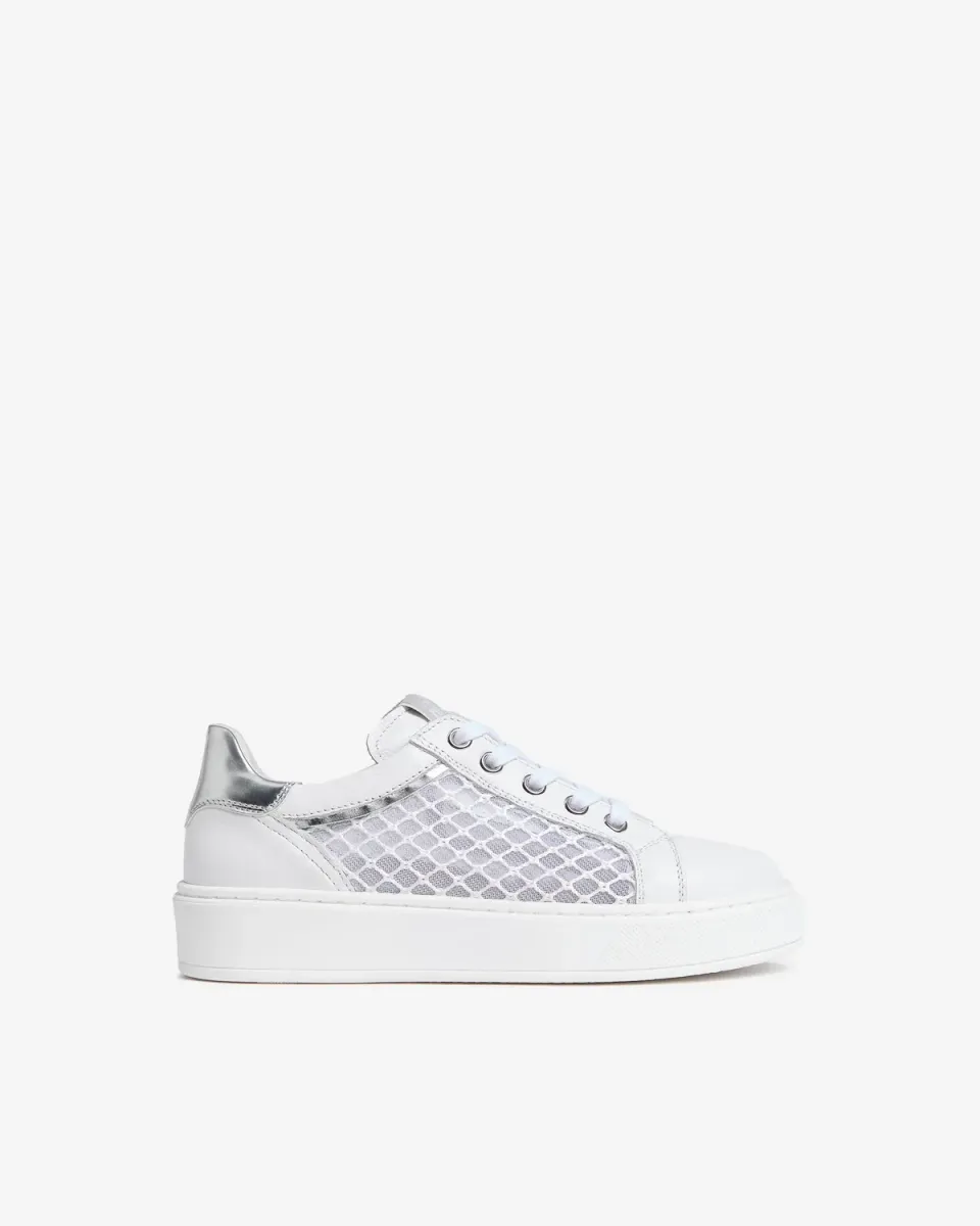 Sneakers NeroGiardini fete textil talpa usoara
