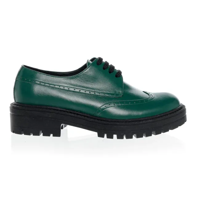 Catinca Shoes G9 VB pantofi dama piele verde box