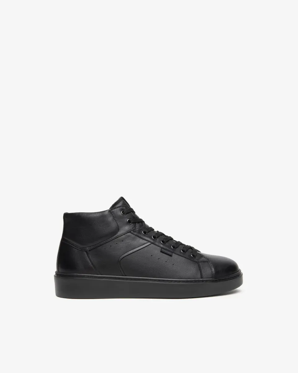 NeroGiardini sneakers piele barbati high-top fermoar