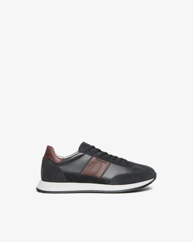 NeroGiardini sneakers barbati piele intoarsa casual