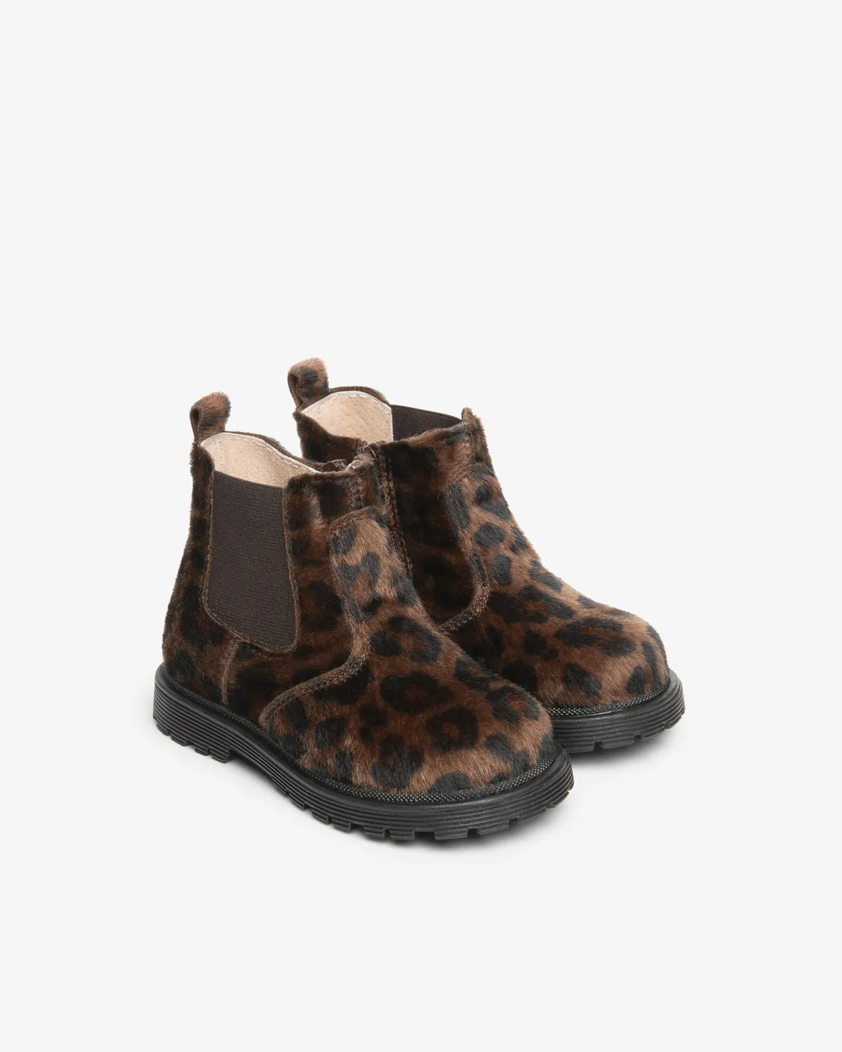 NeroGiardini botine Chelsea fete animal print fermoar
