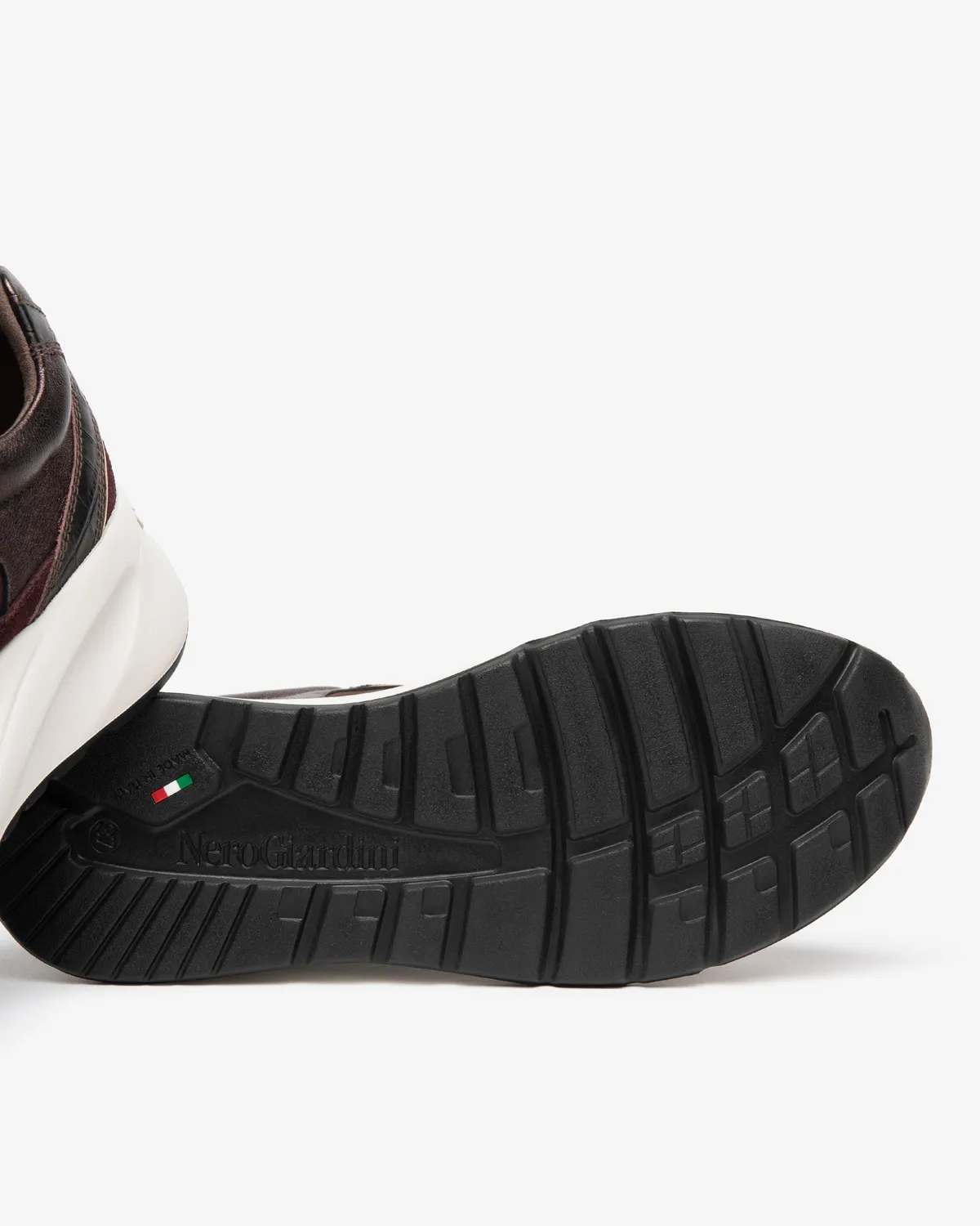 NeroGiardini pantofi sport dama piele canvas talpa 45