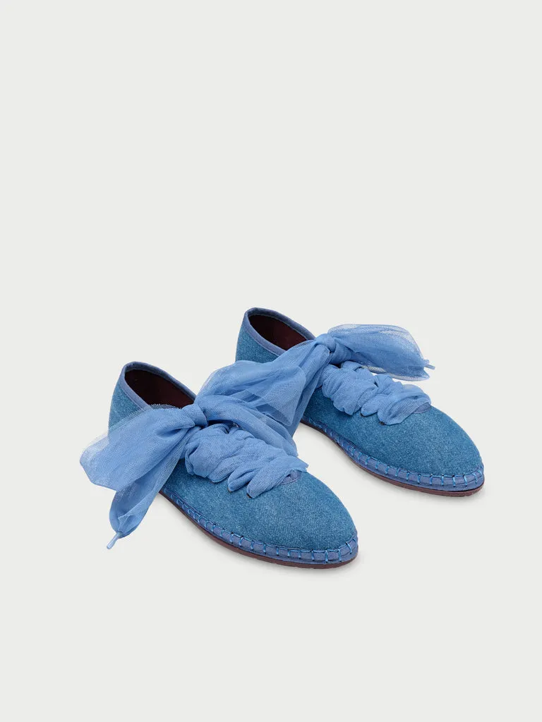 Flagelus Ginevra Denim Blue papuci denim albastru