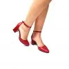 Catinca Shoes D14 RB sandale piele rosu box