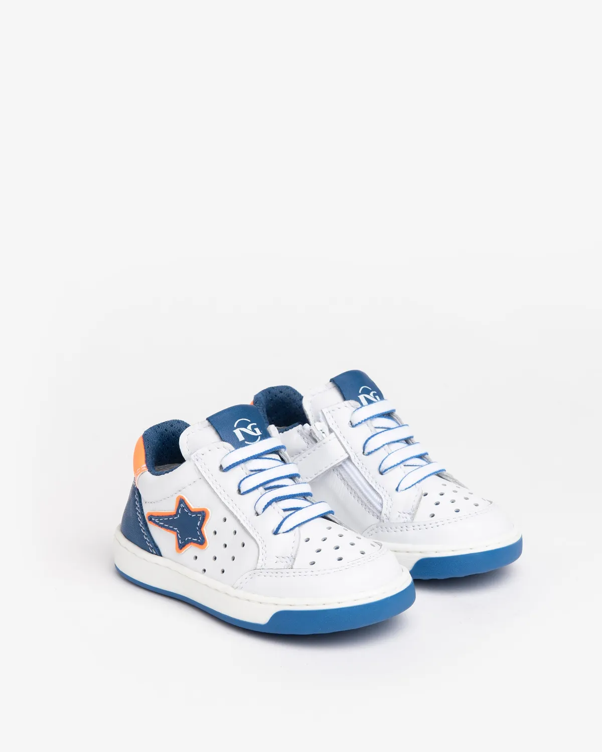 NeroGiardini pantofi sport baietei fermoar si siret