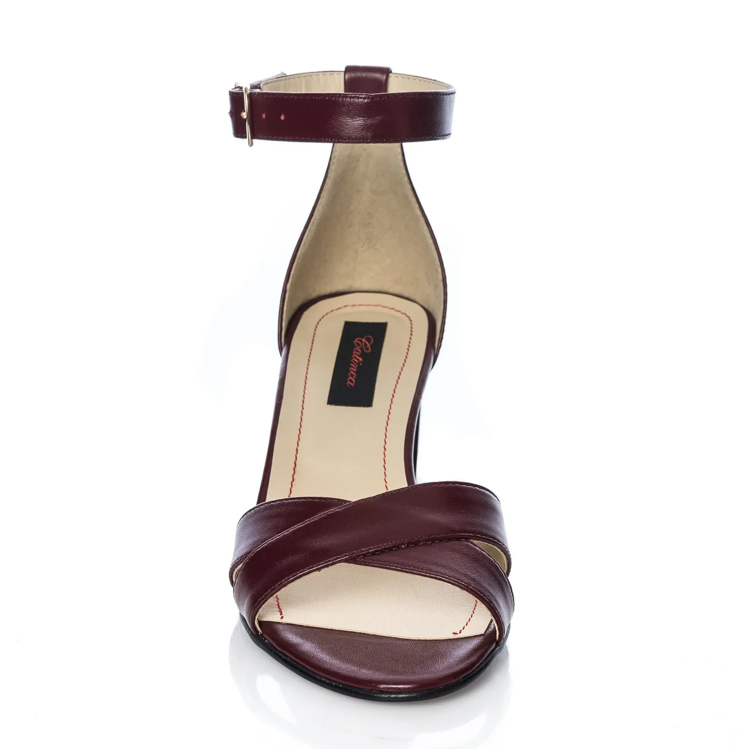 Catinca Shoes S4 BO sandale dama piele bordo