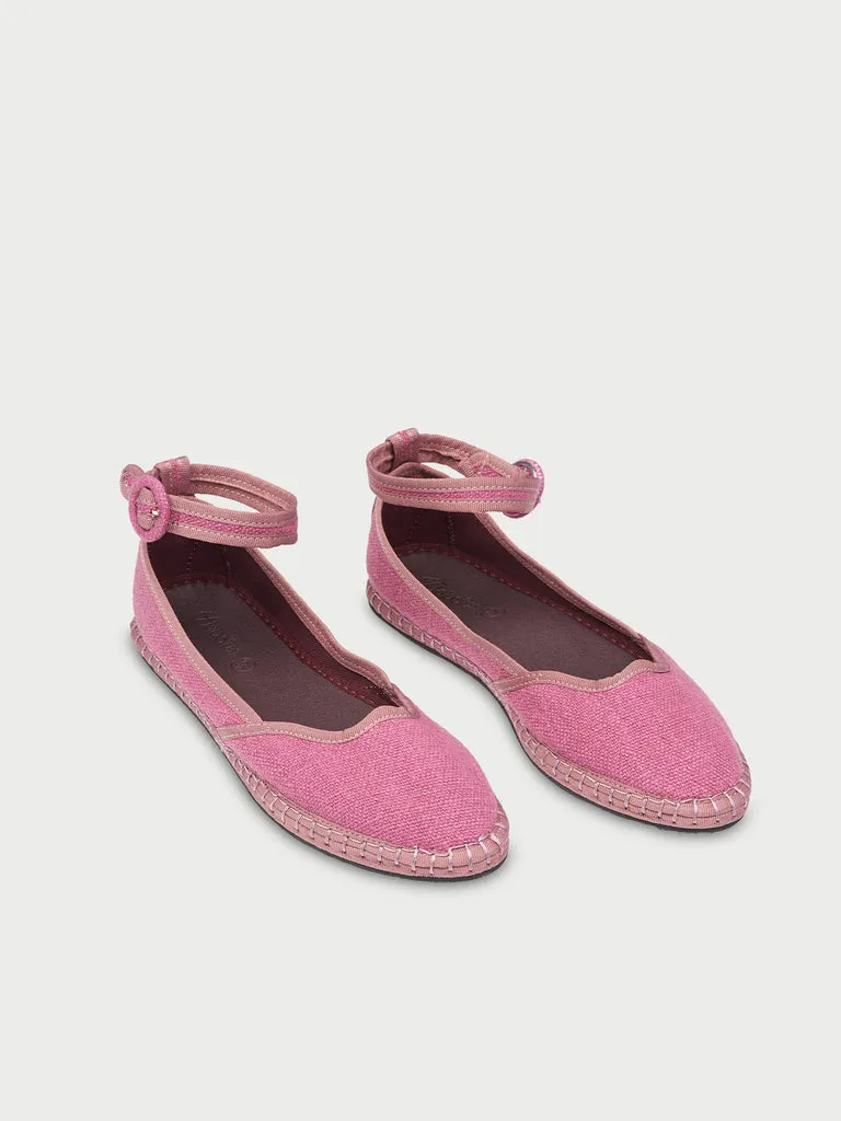 Flagelus Dazai Plum balerini in roz cu bareta