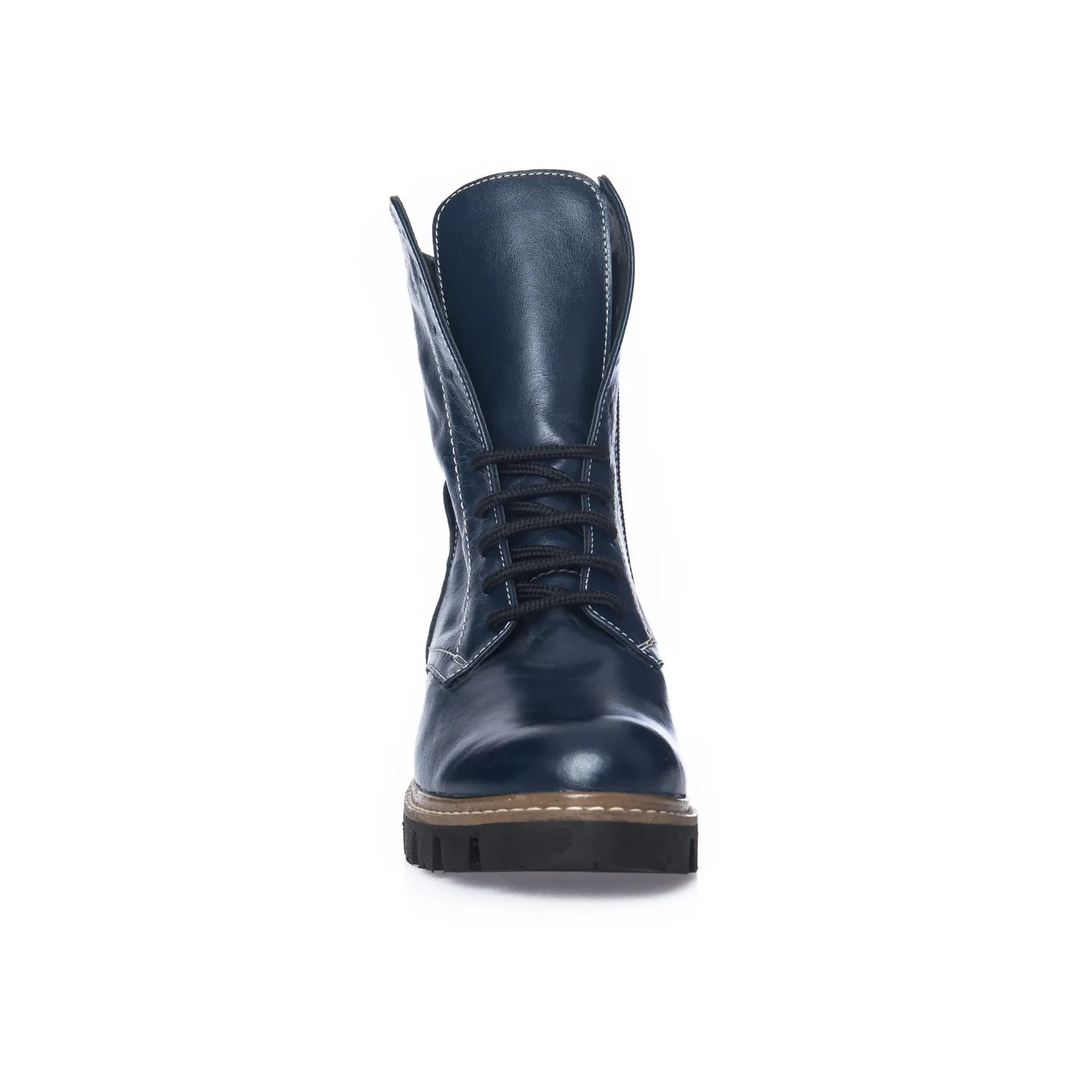 Catinca Shoes Blu Box BC15 BB bocanci damă piele albastră